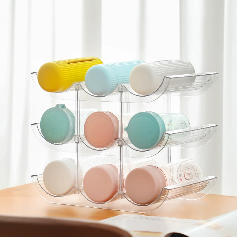 Household desktop can superimposed dustproof and insulation cup storage shelf refrigerators, wine shelves, beer drinks and wine racks