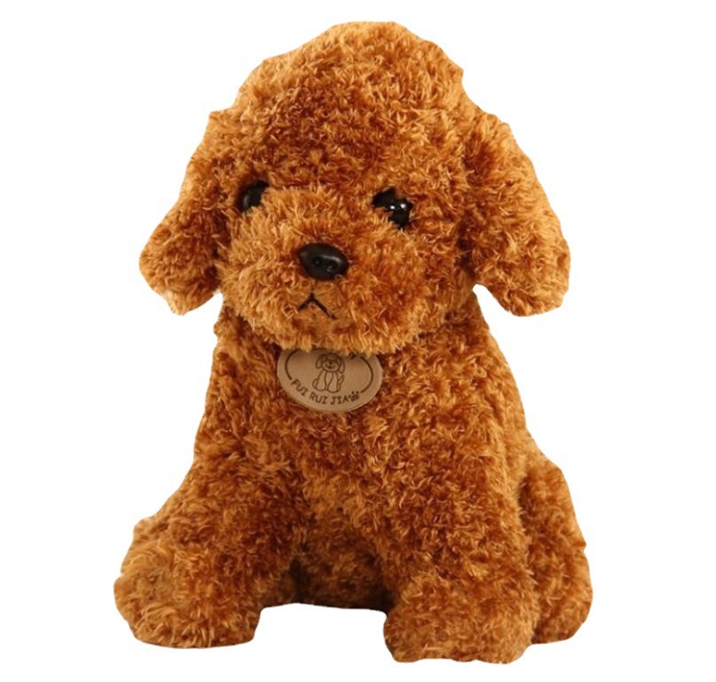 Fabricante al por mayor de lindos peluches realistas de perro, muñeco de peluche de cachorro, regalo de cumpleaños para niños, mini