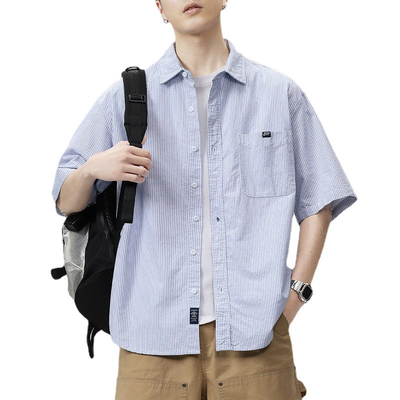 Japanese summer thin universal shirt