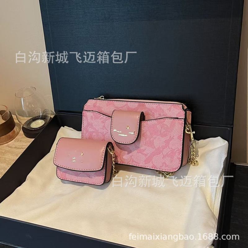套装高质量子母包2025跨境新款链条精致bags斜挎包欧美个性手提包|undefined