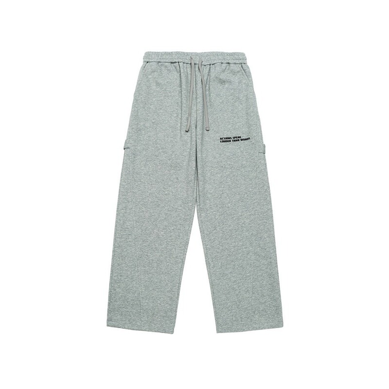 Autumn Champion Sweatpants Men's 2025 Autumn New Embroidered Cursive Logo Casual Trousers Leggings Women's