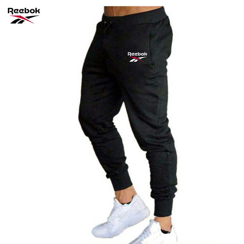 Cross-border men's jogging leggings stretch fitness pants spring and autumn slim-fit sports pants running breathable pants spot