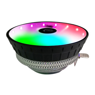 Factory Direct supply desktop color light CPU radiator multi-platform mute CPU fan 12cm luminous mute fan