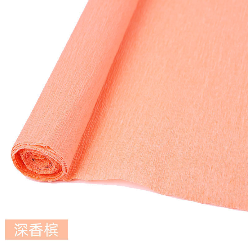 手工制作皱纹纸加厚纸褶皱纸手工纸材料折纸彩色DIY卷边花玫瑰花|undefined