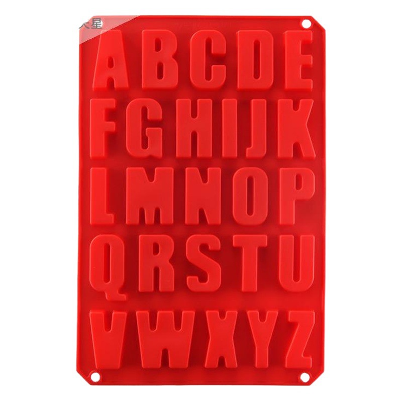 Utensilios para hornear molde de pastel de silicona molde de chocolate carta molde de silicona pastel utensilios para hornear DIY bandeja de hielo