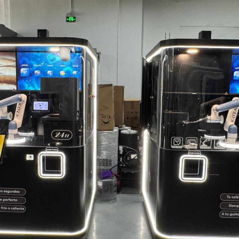 Automatic Vending Machine Coffee Robot with the Ability to Add 3D Printed Latte Art and Printing Functions, Automated Coffee Machine Automatic Vending Machine Coffee Robot with the Ability to Add 3D Printed Latte Art and Printing Functions, Automated Coffee Machine