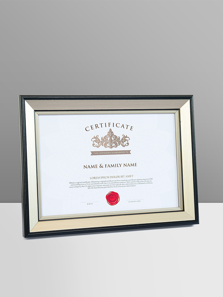 S83V批發A4相框擺台榮譽證書框A3營業執照框正本授權獎狀展示掛牆