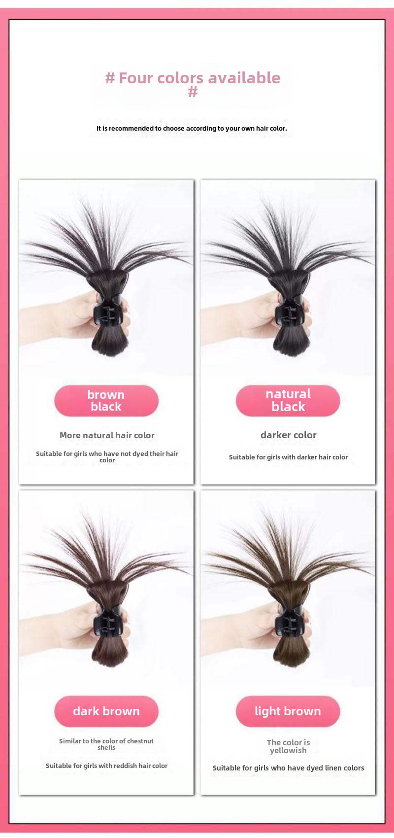 Fermaglio per capelli accessori per capelli fritti vento pigro piuma di pollo volano testa fontana coda di cavallo alta ragazza calda nido di pollo fermaglio per capelli borsa per capelli_voghion.com