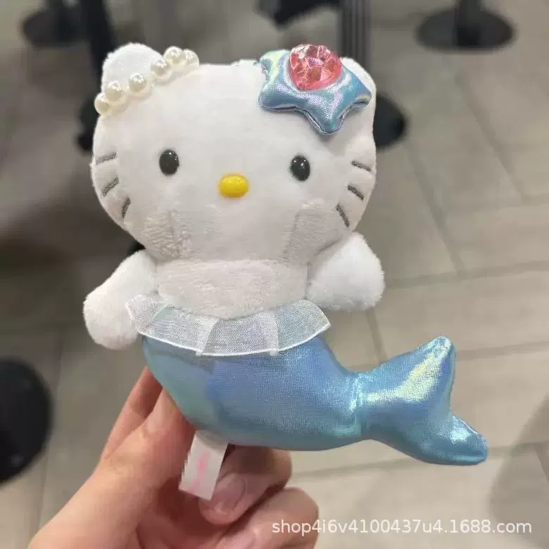 Плюшевый брелок (Sanrio) Hello Kitty, плюшевая кукла-талисман, размеры 10–16 см