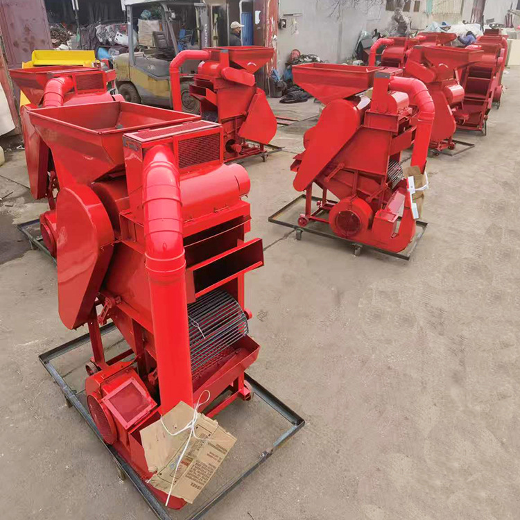 新款花生脱壳机柴电两用花生剥壳机4马力柴油机配套花生脱粒机