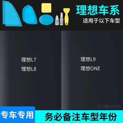 Rearview mirror rainproof sticker: Glass High Definition - ideal-full-series-complete-set-of-5-pieces-remark-model-year