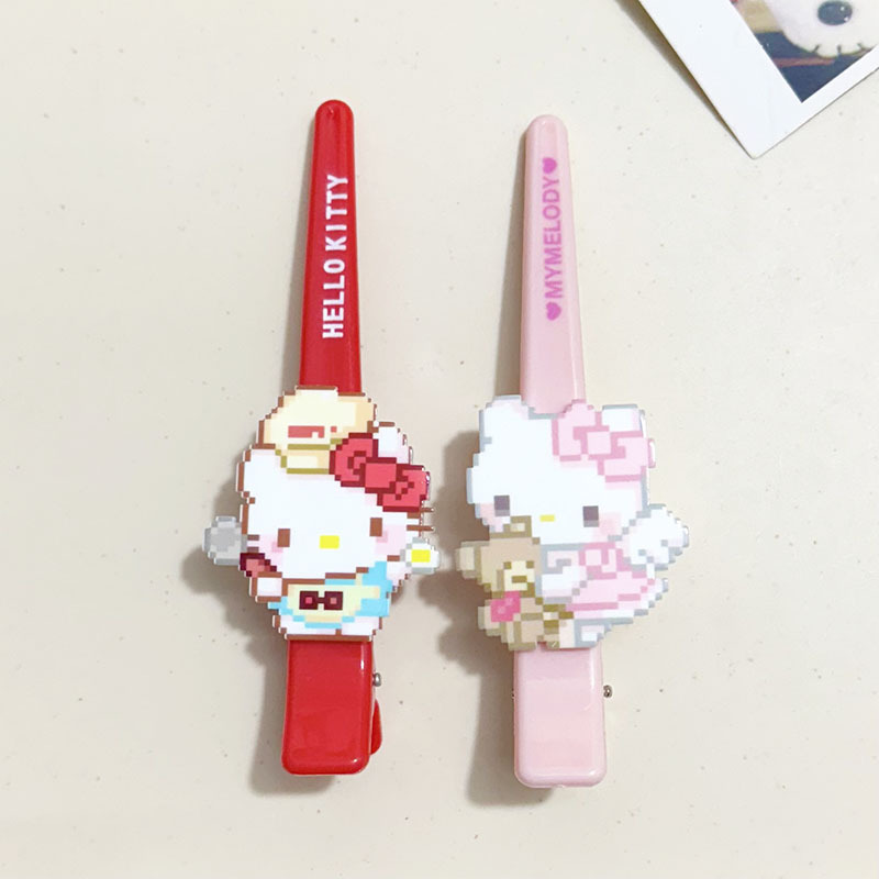 New Mosaic Cat Hairpin Kt Makeup Seamless Cute Side Bangs Girl Sweet Hairpin