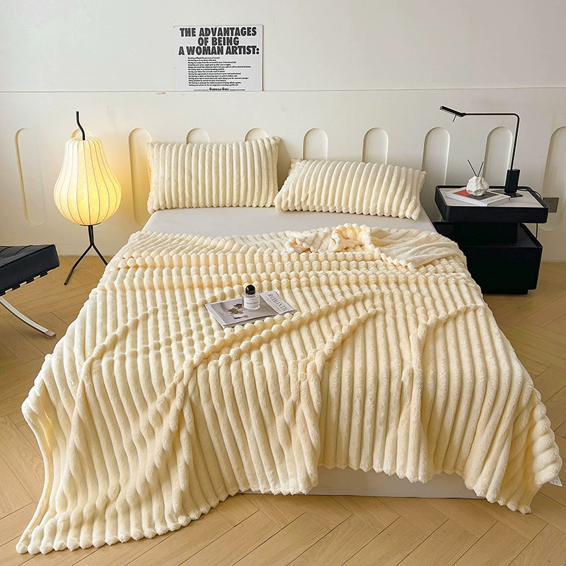 Keep warm coral flannel duvet, increased thickness