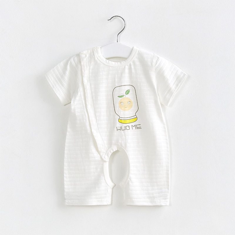 Bebé mono verano delgado de manga corta Niño mameluco Super lindo aire acondicionado recién nacido Ropa niños y niñas Bebé Ropa de verano