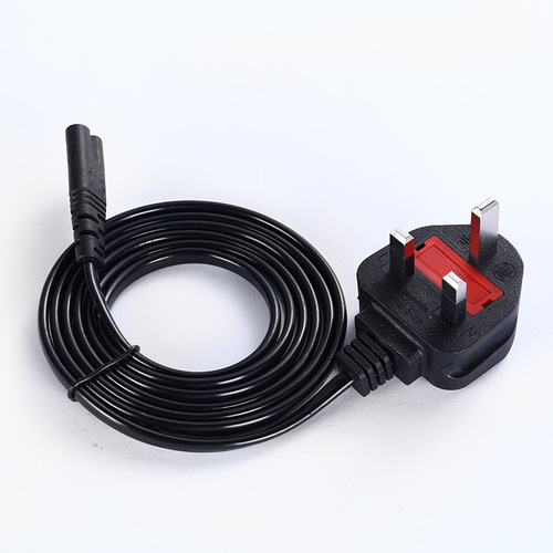 BS British Standard UK plug adapter charger cable with fuse for BS 8488 tail power cord, compatible with Malaysia