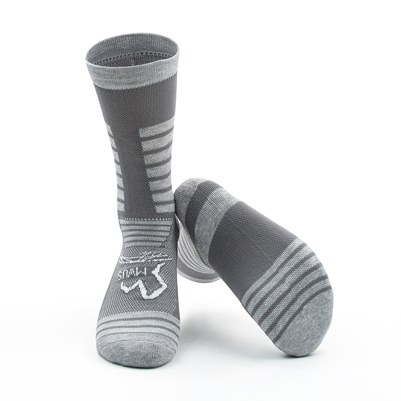 Calcetines de baloncesto de otoño e invierno para hombres a media pierna profesional de élite jugador de combate presión toalla inferior calcetines deportivos transpirables al por mayor