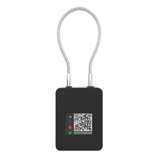 Wire rope bluetooth lock padlock 2 years life IP67 protection level support secondary development