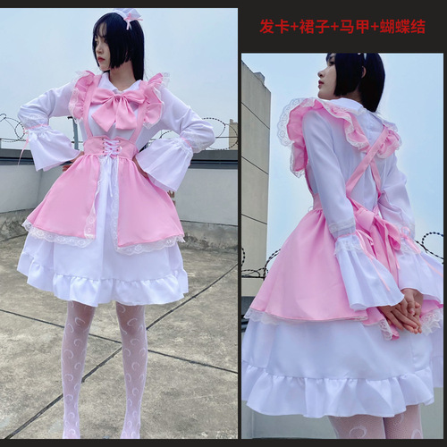 Maid costume cos sexy lingerie cute cat lolita Lolita daily maid uniform dress