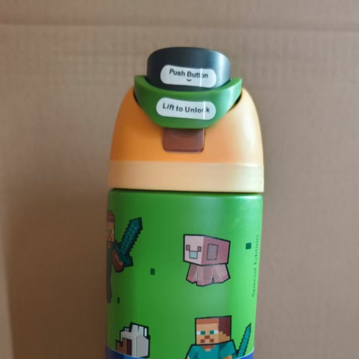 Vaso Aislado de Acero Inoxidable 304 Estilo Owala de Amazon con Asa, Botella de Agua Deportiva, Vaso de Doble Uso, Vaso para Agua, Regalo