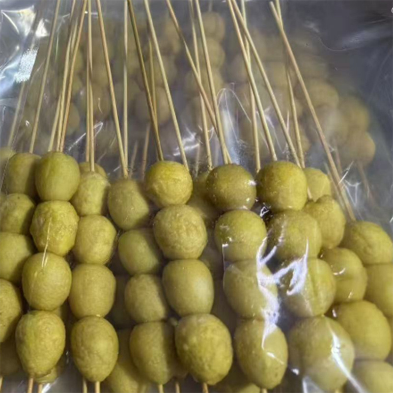 호랑이 메추리알 꼬치 20개