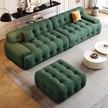 意式极简布艺沙发小户型客厅北欧轻奢网红罗奇堡沙发现代简约沙发