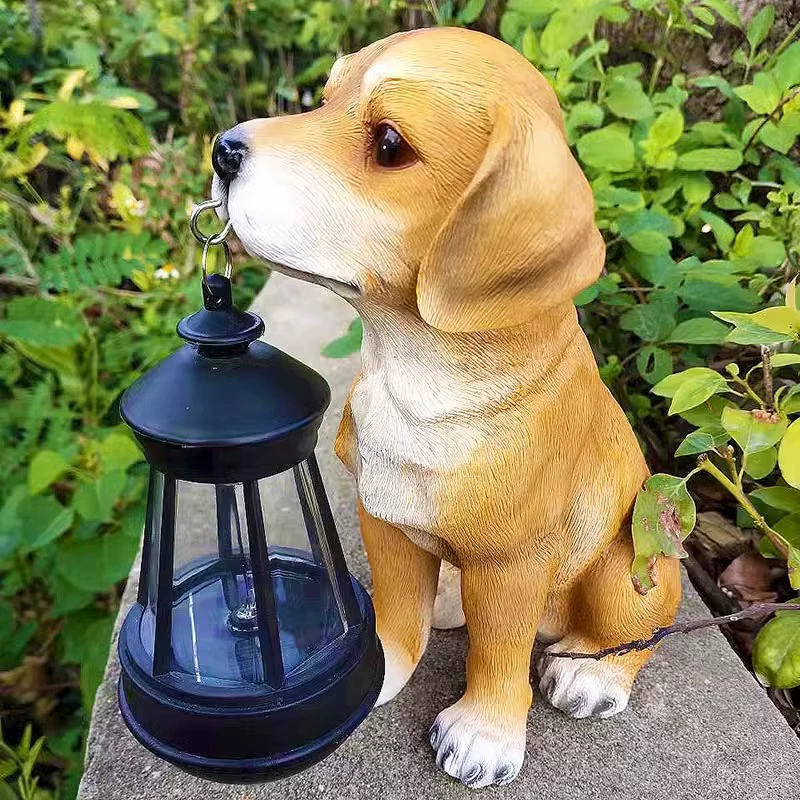 Трансграничный дом балкон ночной свет собака наружный сад декоративный солнечный свет двор ландшафтного моделирования ремесла украшения