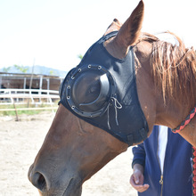 马眼罩世纪久瑞赛马用品防尘马术马匹装备防风防沙障碍提升马具
