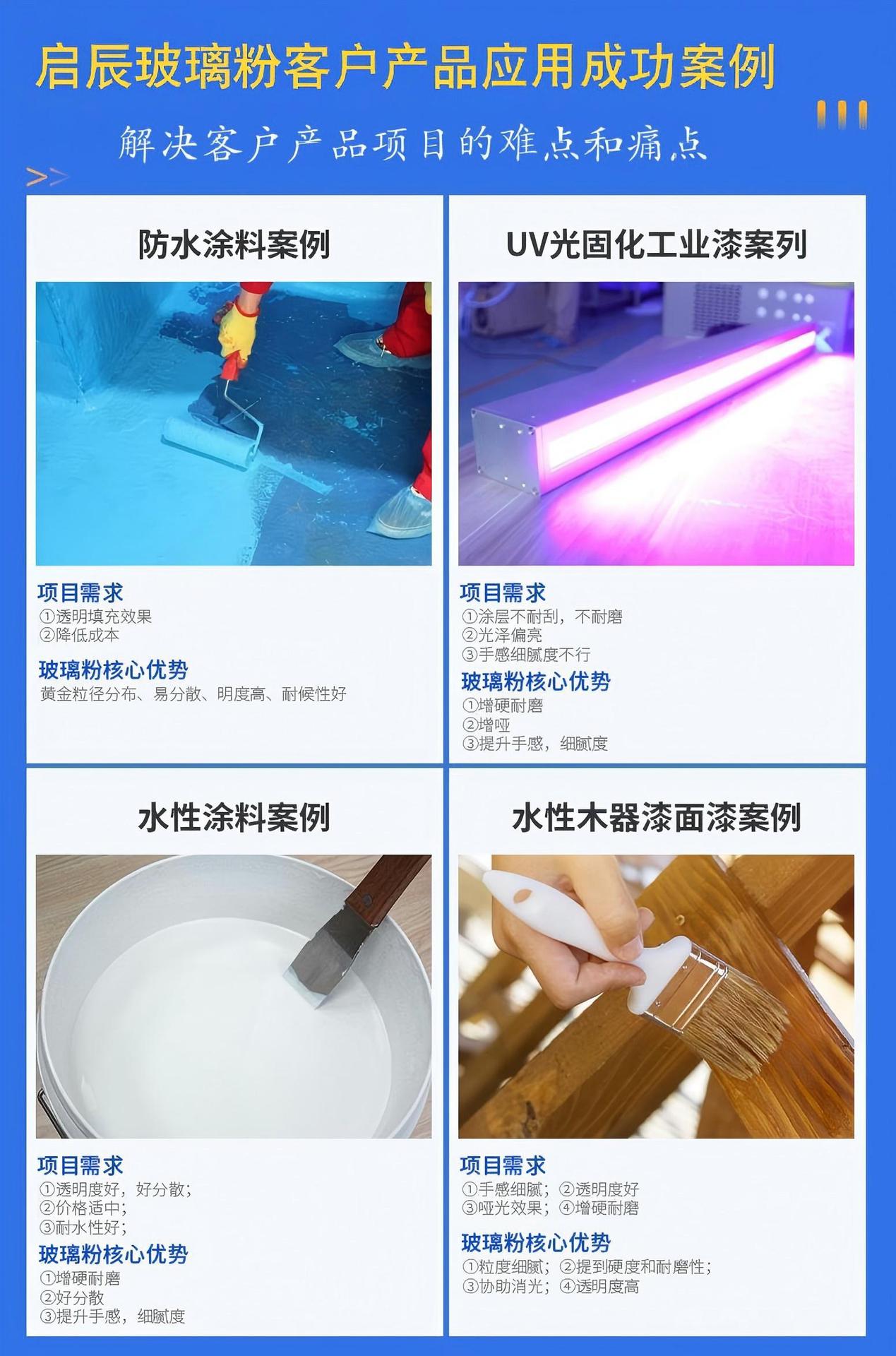 玻璃粉成功案例