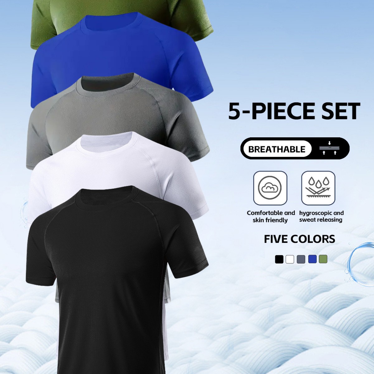breathable sports quick dry travel T-shirt for gym