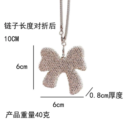 Car hanging – rearview mirror pendant pendant - bow-tie-car-pendant