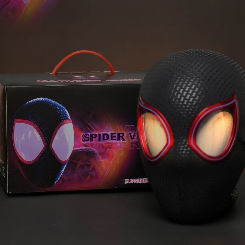 Transfronteriza Amazon millas Spider-Man Hood ojo eléctrico móvil universo vertical parpadeo máscara