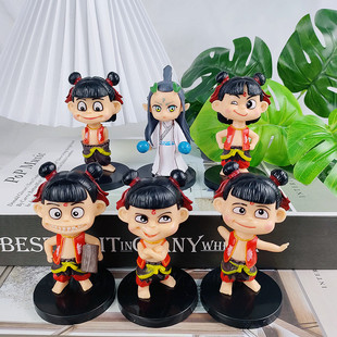 Nata Ao Bing Figure Trendy Toy Magic Child Doll Birthday Gift Student Gift Car Decoration Ornaments