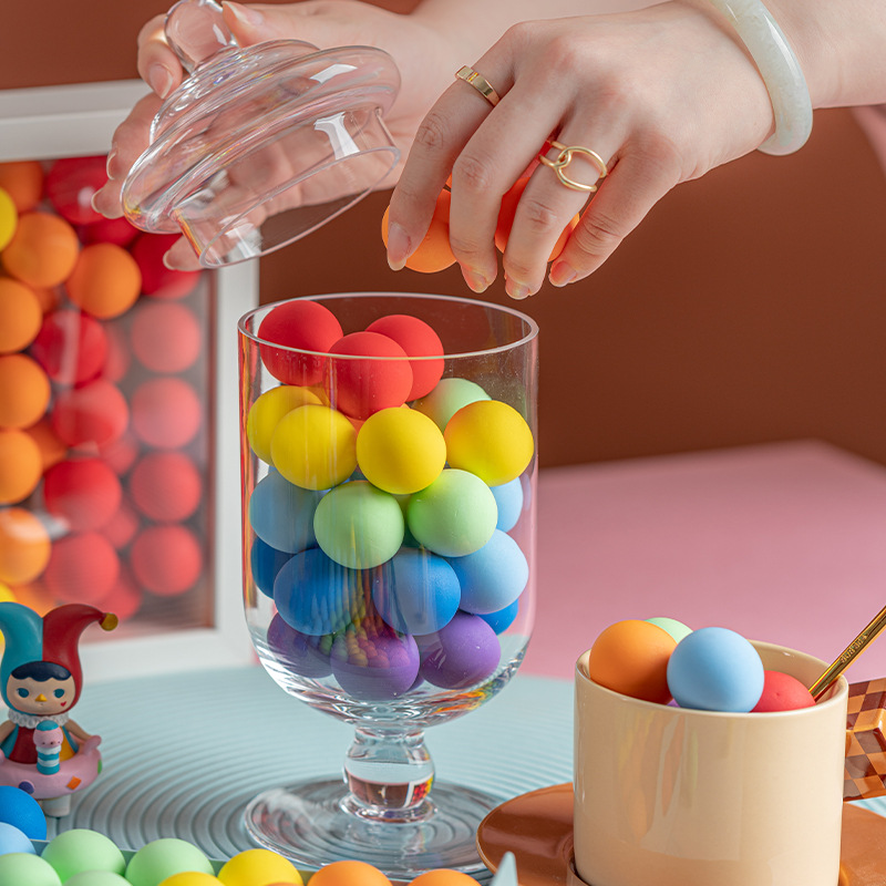 Modelo de simulación bola de azúcar de color mediano diy creativo de ventanas decorativas escenas de diseño adornamientos props de fotografía