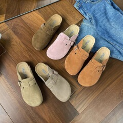 本革のベーケン靴はだらだらしています。