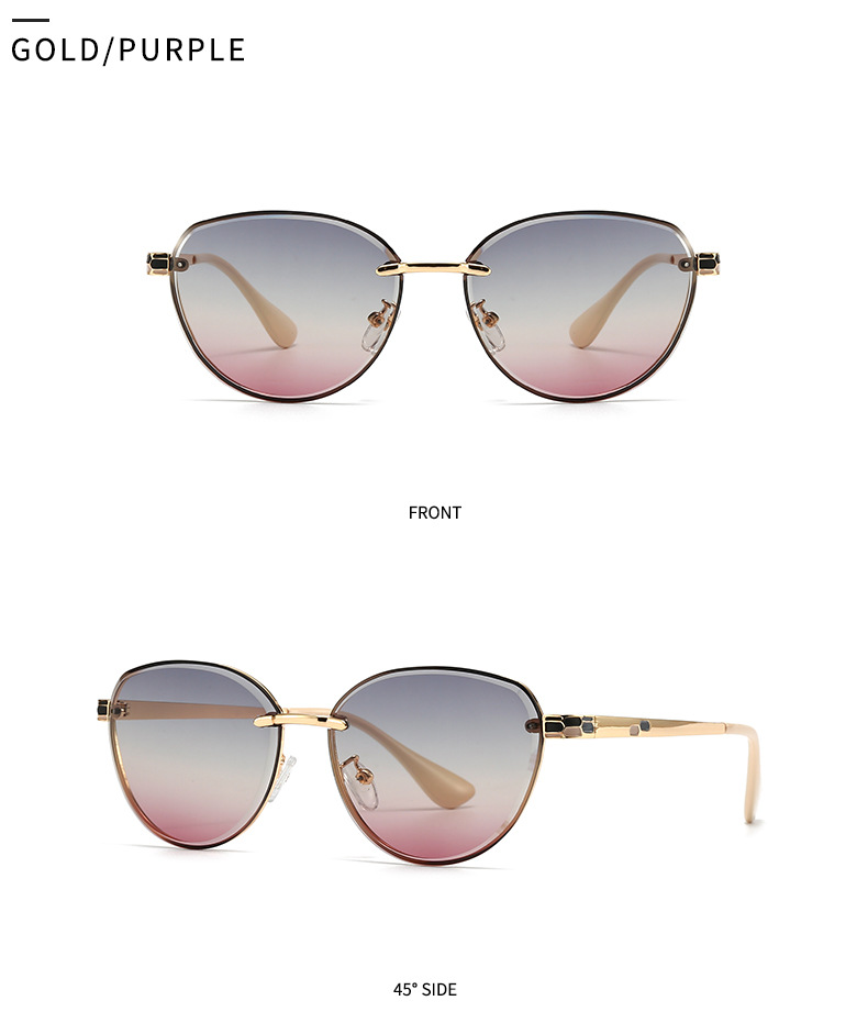 European and American Modern Retro Narrow Sunglasses High-End Women's Ins Style Sunglasses Versatile Trendyy Sunglasses 2506_voghion.com
