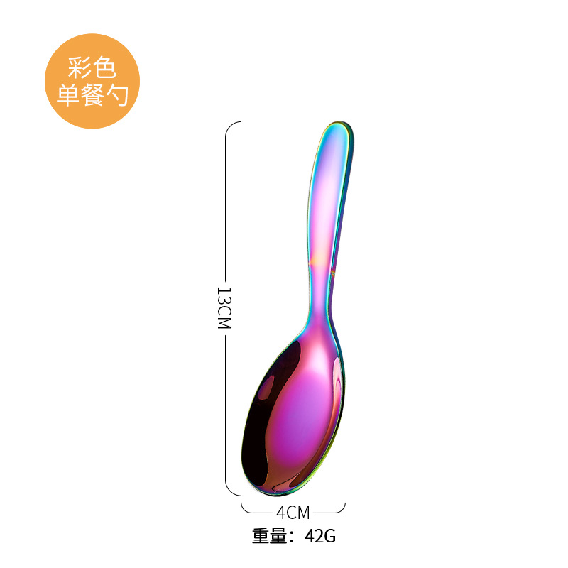 316 스테인레스 스틸 스푼 색상