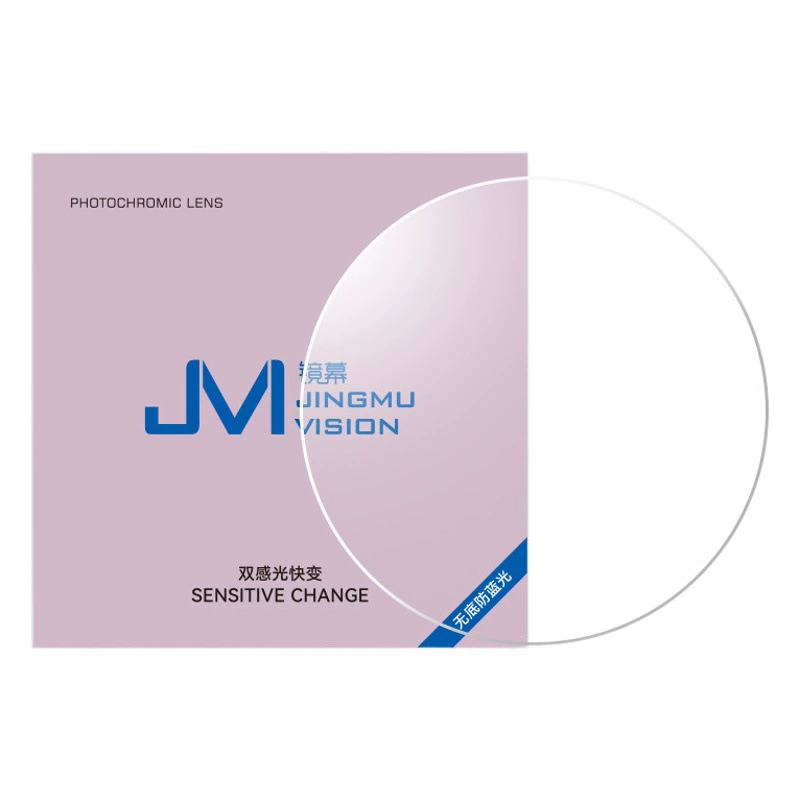 Изменяющая цвет линза MR супер жесткая 1,61/1,56/1,67 становится серой миопией