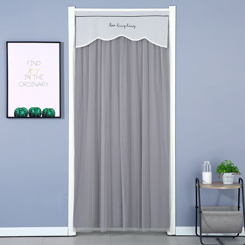 New Style Fabric Yarn Door Curtain Punch-free Summer Long Door Curtain Four Seasons Partition Curtain Half Curtain Velcro New Style Fabric Yarn Door Curtain Punch-free Summer Long Door Curtain Four Seasons Partition Curtain Half Curtain Velcro