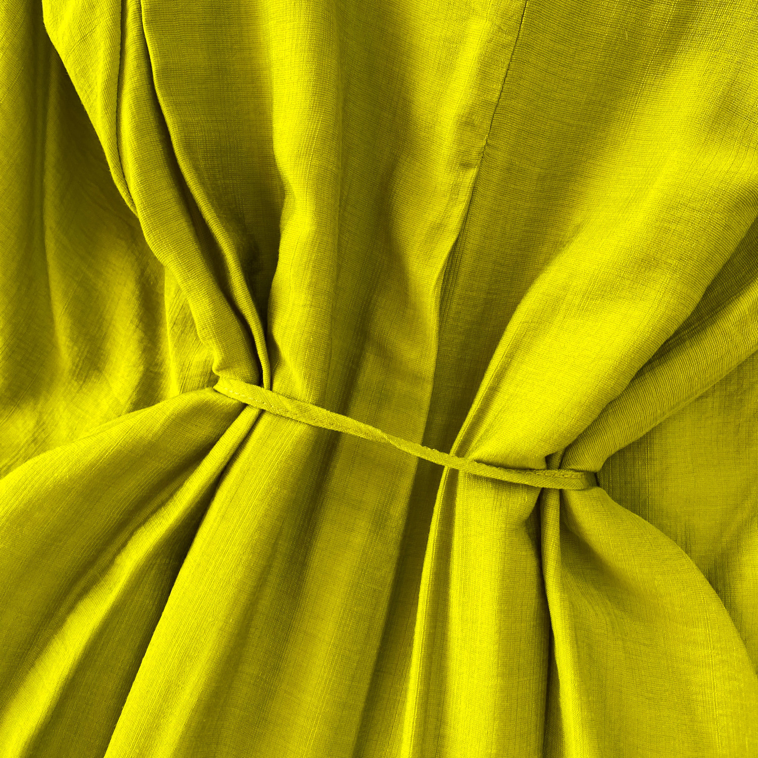 Elegant Pleated Round Neck Dress For Women Commuter Style Three Quarter Sleeve Slimming A-Line Long Skirt Casual Summer_ecoleips.com