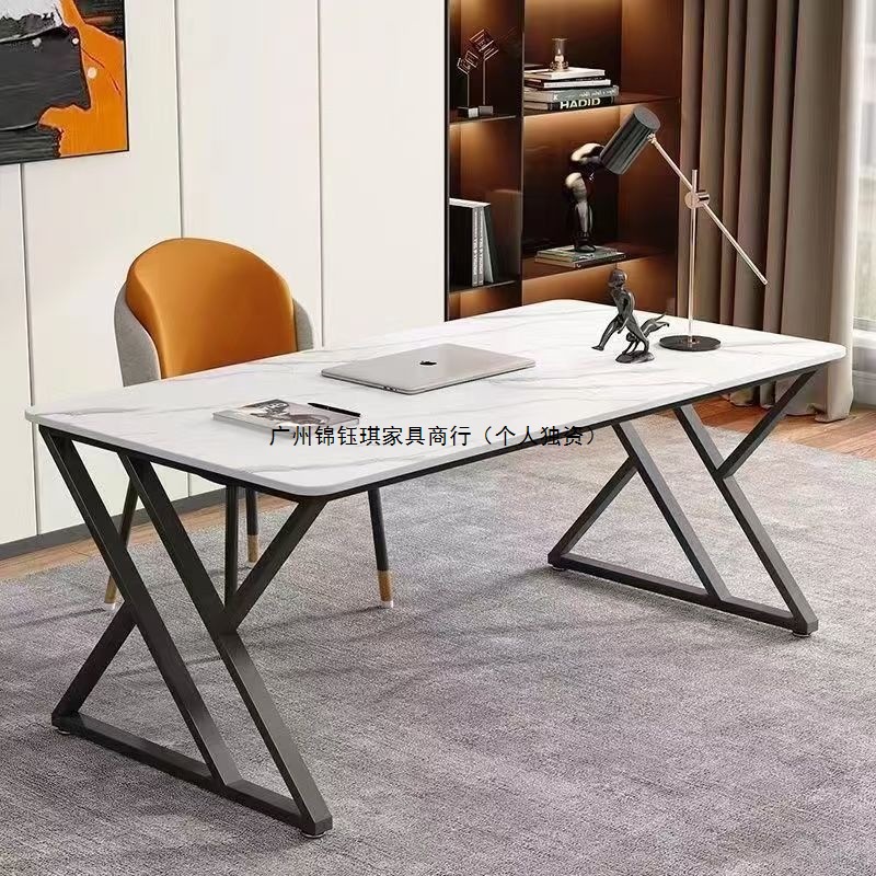 Slate Computer Table Desktop Desk Modern Minimalist Bedroom Student Home Desk Writing Desk Bedside Gaming Table