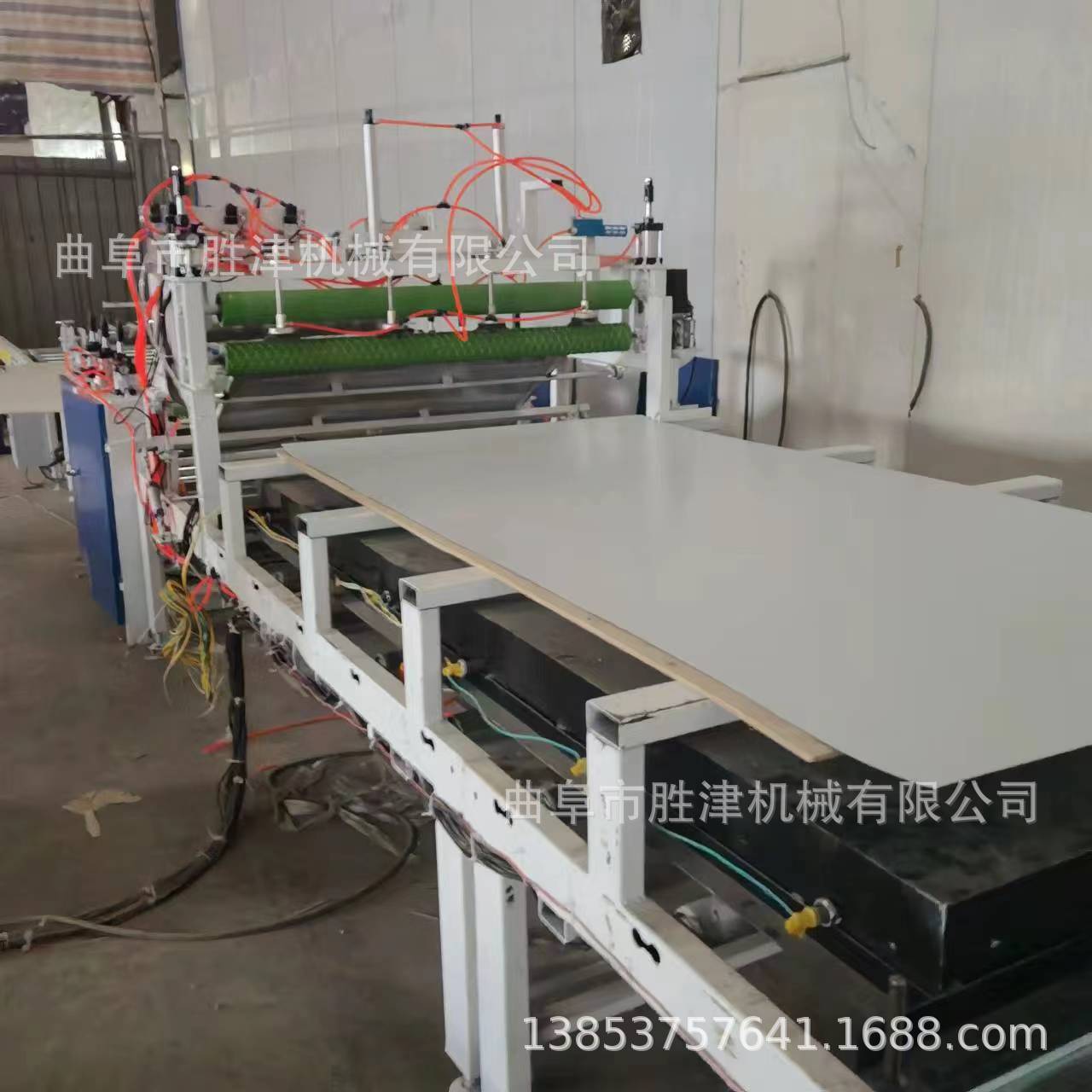 新型复合风管设备 彩钢玻镁板板覆合机 暖通防火板平贴设备