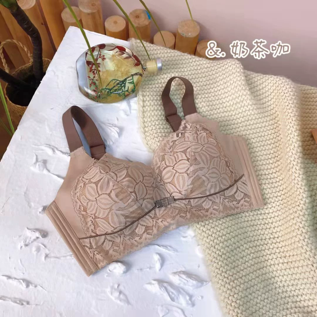 Latex sexy supporting underwear, lace bra, plus size