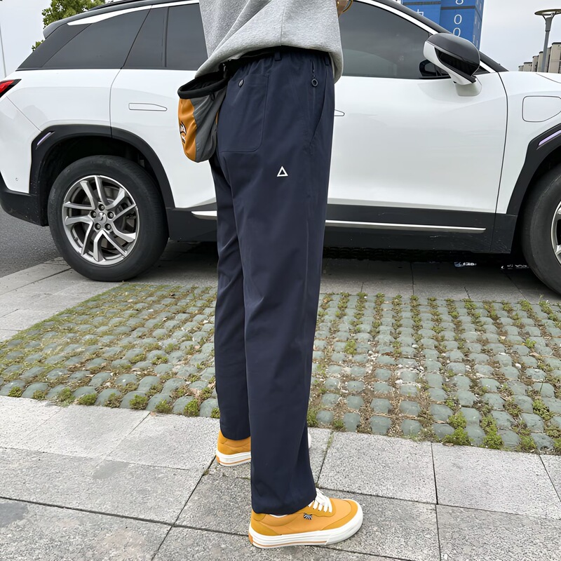 Functional Small Triangle Straight-Leg Cargo Pants Casual Pants for Men and Women, New American-Style Workwear Long Pants for Spring and Summer, Loose and Trendy