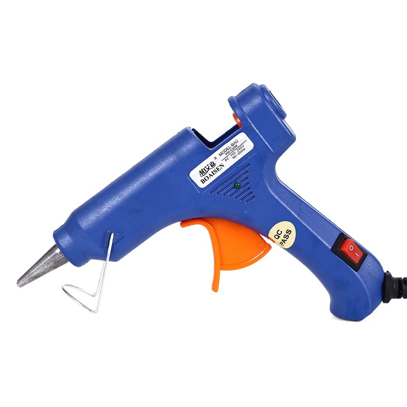 Tamaño pequeño pistola de pegamento de fusión en caliente práctica tira de silicio de vidrio barra de pegamento de fusión en caliente mini pistola de pegamento hecho a mano herramienta de bricolaje material