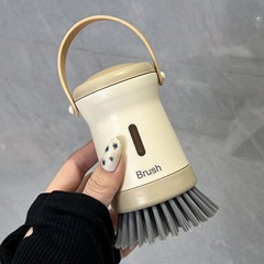 鍋掃除用品、キッチン専用鍋洗いブラシ、油がこびりつきにくく鍋を傷めない、多機能掃除ブラシ、家庭用長柄鍋ブラシ