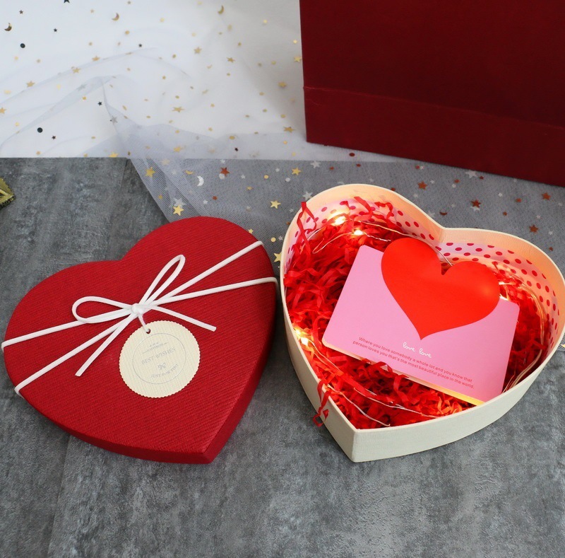 Caja vacía 52 caja de regalo caja de cumpleaños caja de regalo en forma de corazón caja de regalo de lápiz labial para novia 0 pequeño amor