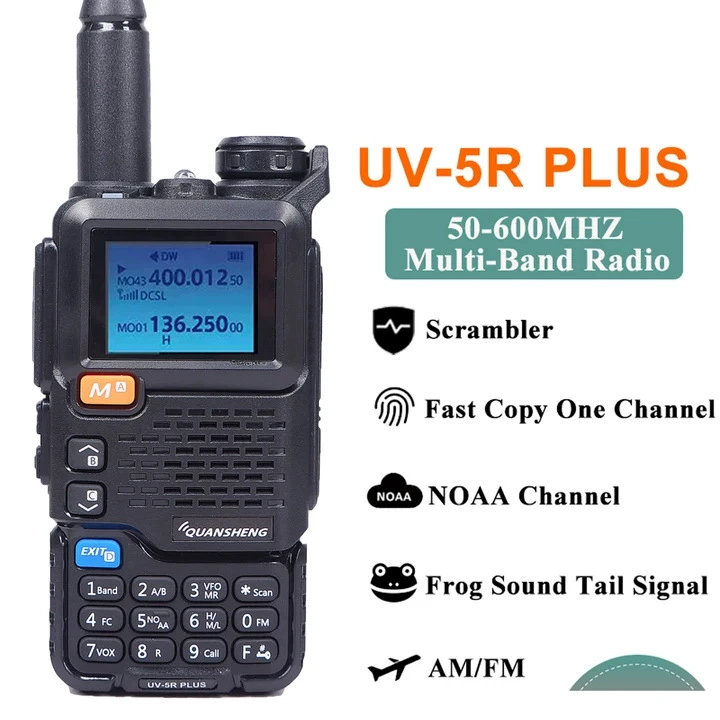 Quansheng UV-5RPLUS домофон наружные гражданские ручные столы с высокой мощностью 10W английский автозак оптовая продажа
