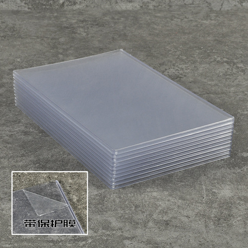 Marvel DC Magazine Iron Man Storage Card Holder Animation Collection Commemorative Card Brick Transparent Plastic Comic Book Protective Case