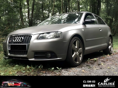 Automotive Film changing film matte full body - 152x-17-m-super-dumb-metallic-gray