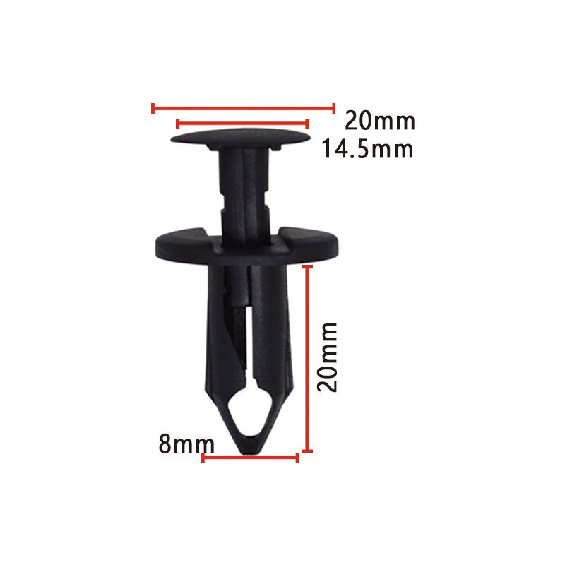 Adecuado para Audi Honda Buick parachoques hebilla núcleo clip de uñas accesorios del coche clip de nylon B28